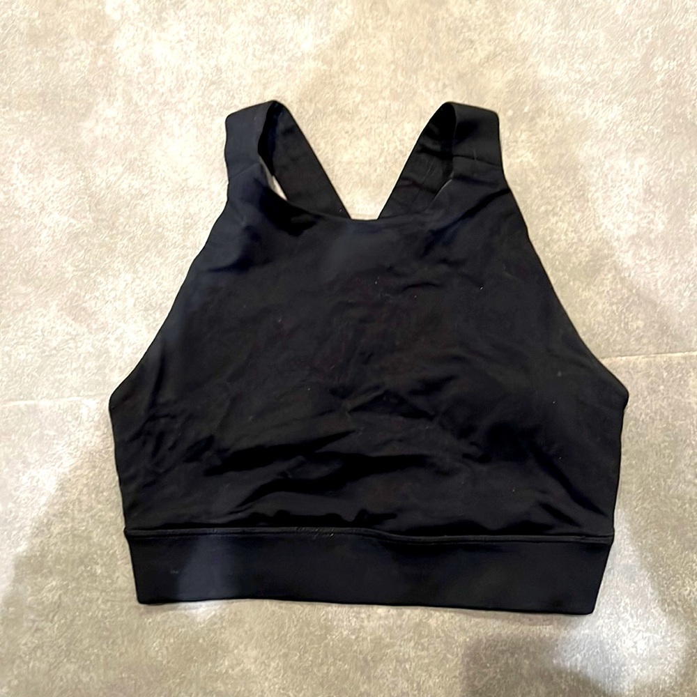Black sports bra from forever 21 workout collection, size small